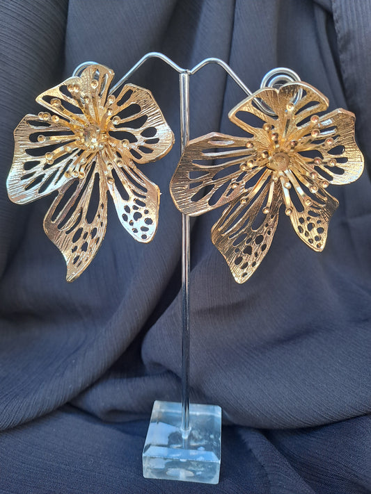 Pendientes flor paraíso