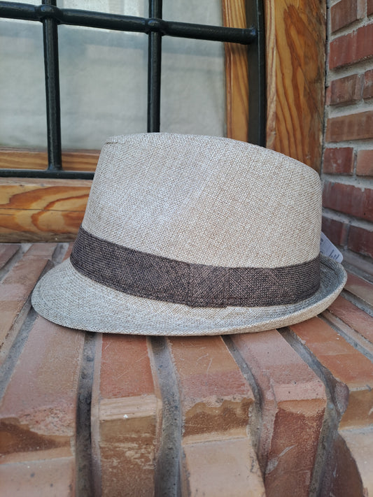 Sombrero con forro camel
