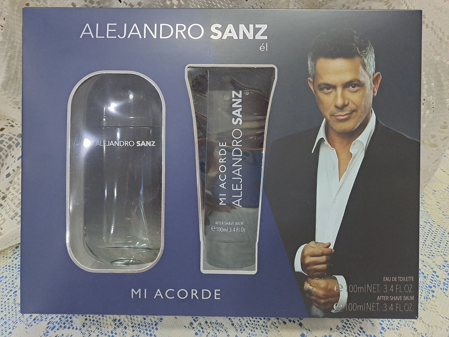 Colonia y afther shave Alejandro Sanz