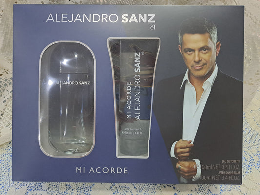 Colonia y afther shave Alejandro Sanz