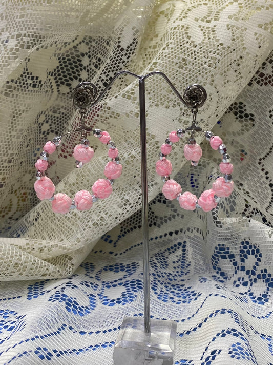 Pendiente rosa
